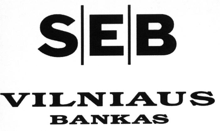 Prekės ženklas: S E B VILNIAUS BANKAS